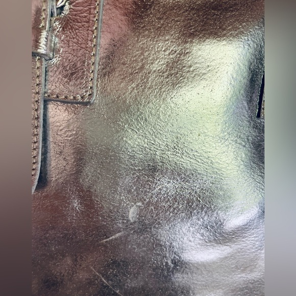 Guia for Theory Silver Leather Handbag - Picture 7 of 10